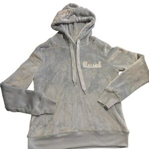 Women’s Light Blue Fleece Hoodie